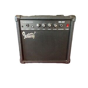 20 Watt Amplifier Portable Guitar Amp for Electric Guitar Powerful Sound Black